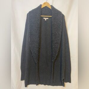 Banana Republic Women’s Open Front Chunky Oversized Cardigan Gray Size M A049